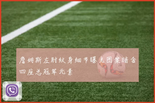 詹姆斯左肘纹身细节曝光图案暗含四座总冠军元素