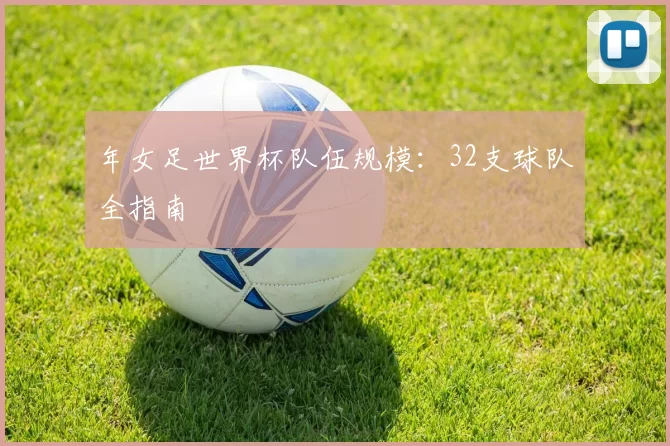 年女足世界杯队伍规模：32支球队全指南